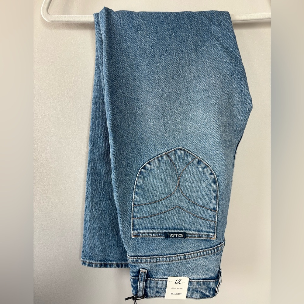 Rolla’s Original Straight Jeans in Brad Blue NWT